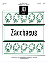 Zacchaeus Handbell sheet music cover